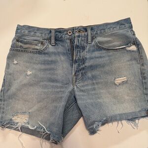 Lucky Brand Light Blue Distressed Cut off Jean Shorts